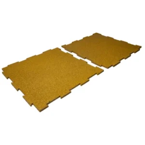 Rubber Tile Lock Yellow