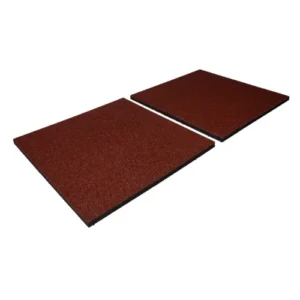 Rubber Tile Plain Red