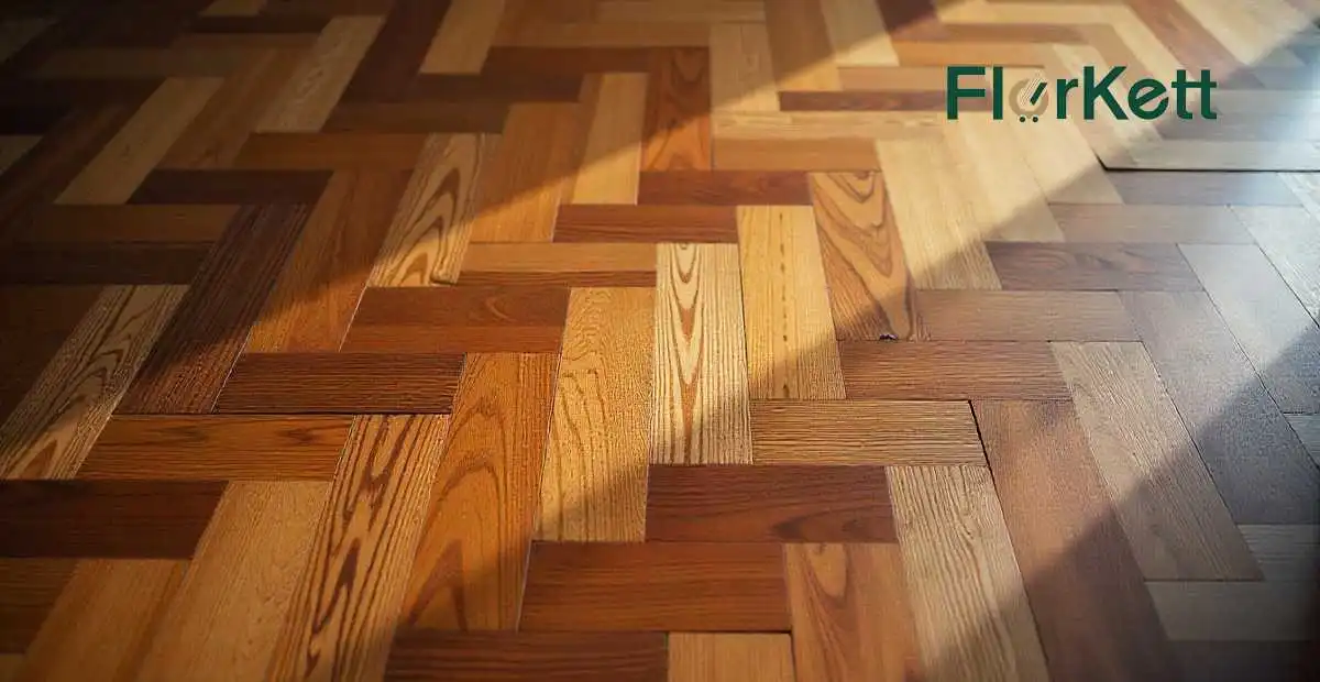 Close-up of Parquet floor restoration | Parquet Flooring Texture | Florkett