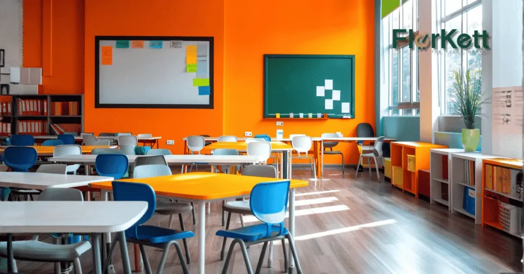 Durable classroom floors | School Flooring | Florkett