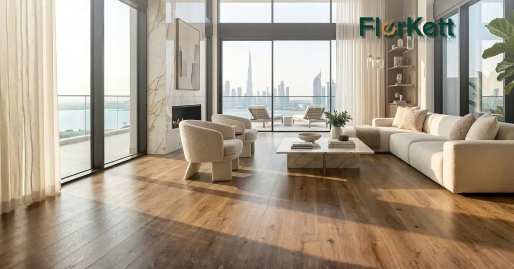 Modern interior flooring | Benefits of Luxury Vinyl Flooring in Dubai | Florkett